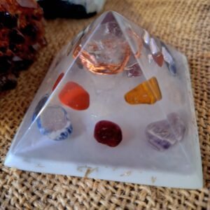 Pirâmide 7cm X 7cm Branca