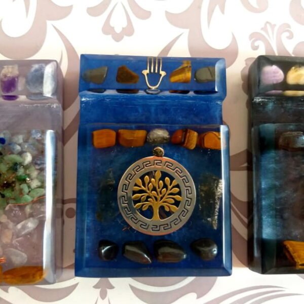 Porta Celulares Orgonite - Árvore da Vida de Cristais - Imagem 2