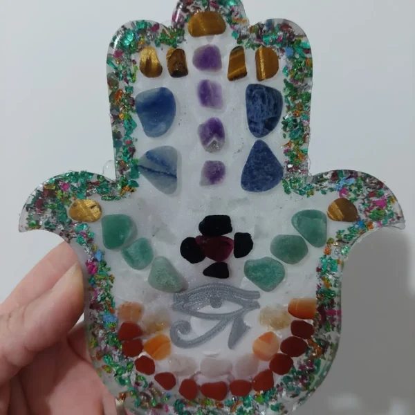 Mão de Fátima/mão de Hamsá de Mesa ou para Pendurar